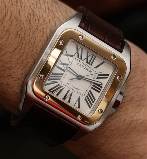 cartier santos 100 prezzo di listino|cartier santos 100 for sale.